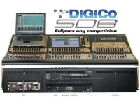  DiGiCo SD8-24 Core2 HMA Optics/Waves Used, Second hand 